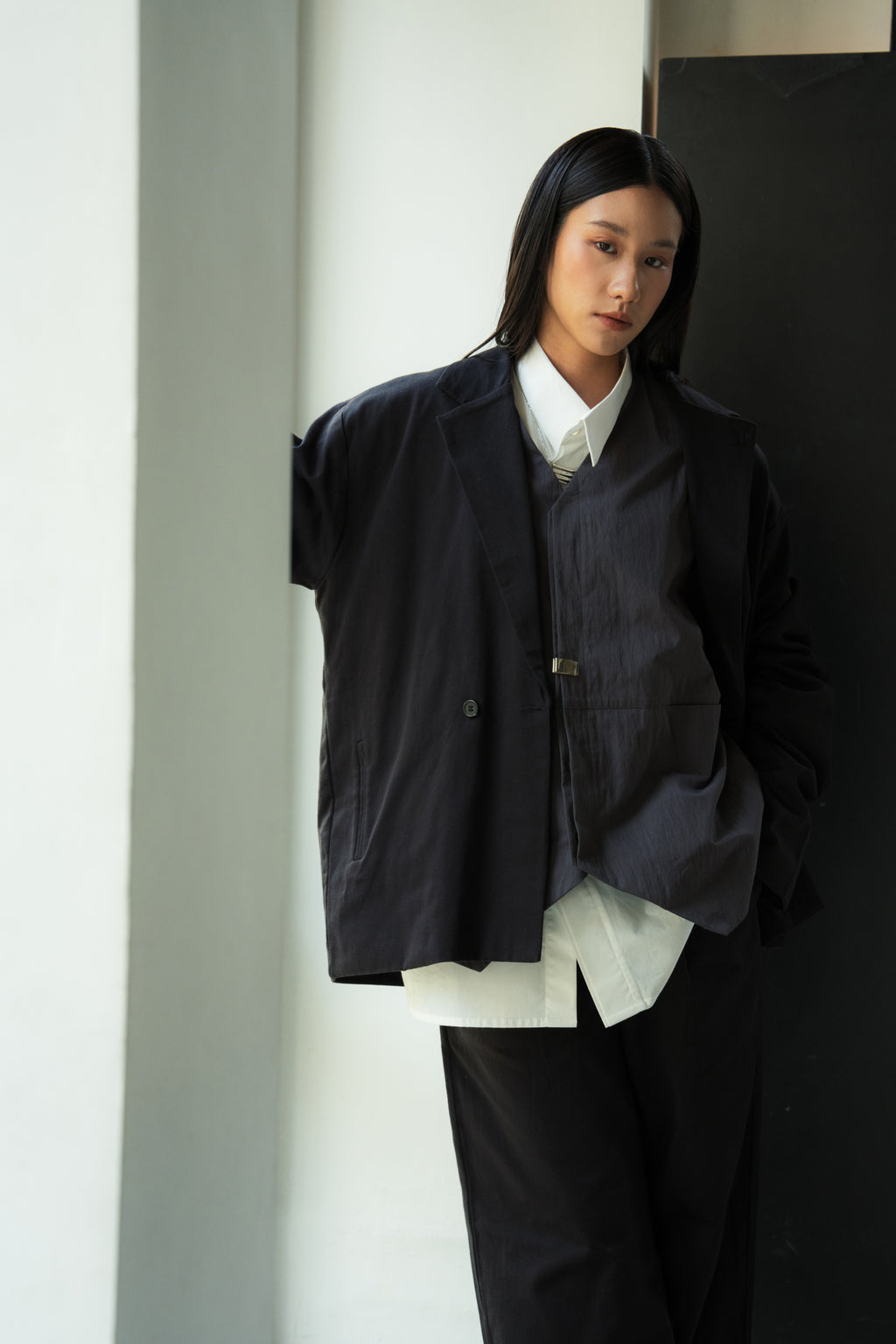 Light Vest Washed Cotton